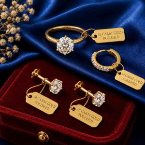 Moissanite Diamond Noth Combo - 1 Noth + 2 Nosepin + Ring
